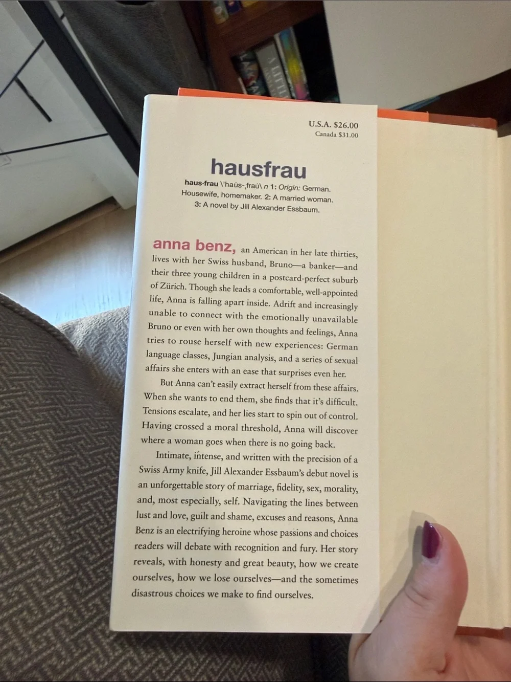 hausfrau by Jill Alexander Essbaum